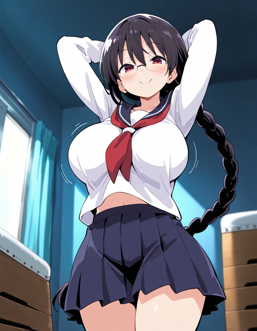 04枚目 【二次】逆転魔女裁判-艶間薫：学生バージョン 画像【エロ】 その01